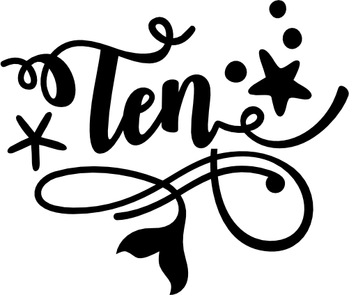 (s198-9B) Mermaid Script Ten