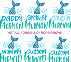 (s198-8K) Mermaid Tail Family Custom Collection