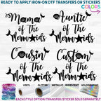 (198-08-C) Mama of the Mermaids Family Custom Text