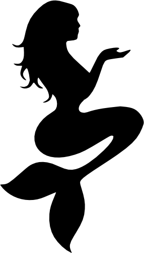 (198-01-D) Mermaid Silhouette
