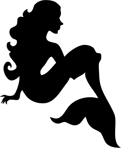 (198-01-I) Mermaid Silhouette
