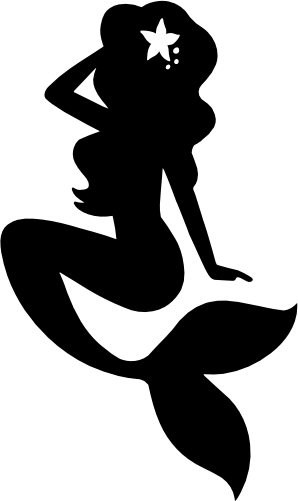 (198-01-J) Mermaid Silhouette