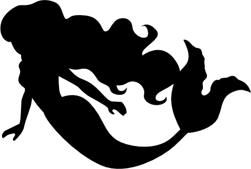 (198-01-K) Mermaid Silhouette