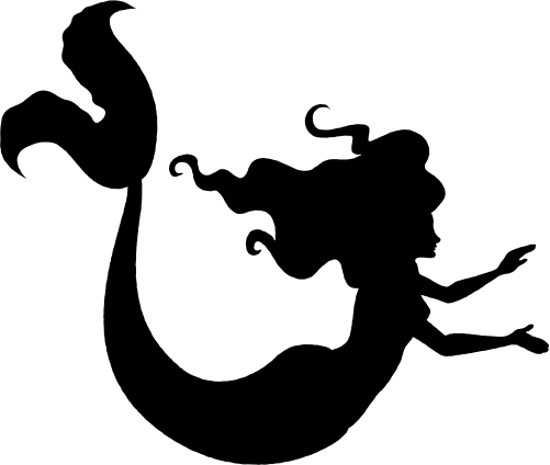 (198-01-M) Mermaid Silhouette