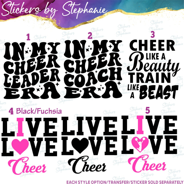 (s2-03-038) In My Cheerleader, Cheer Coach Era  Iron-On Transfer