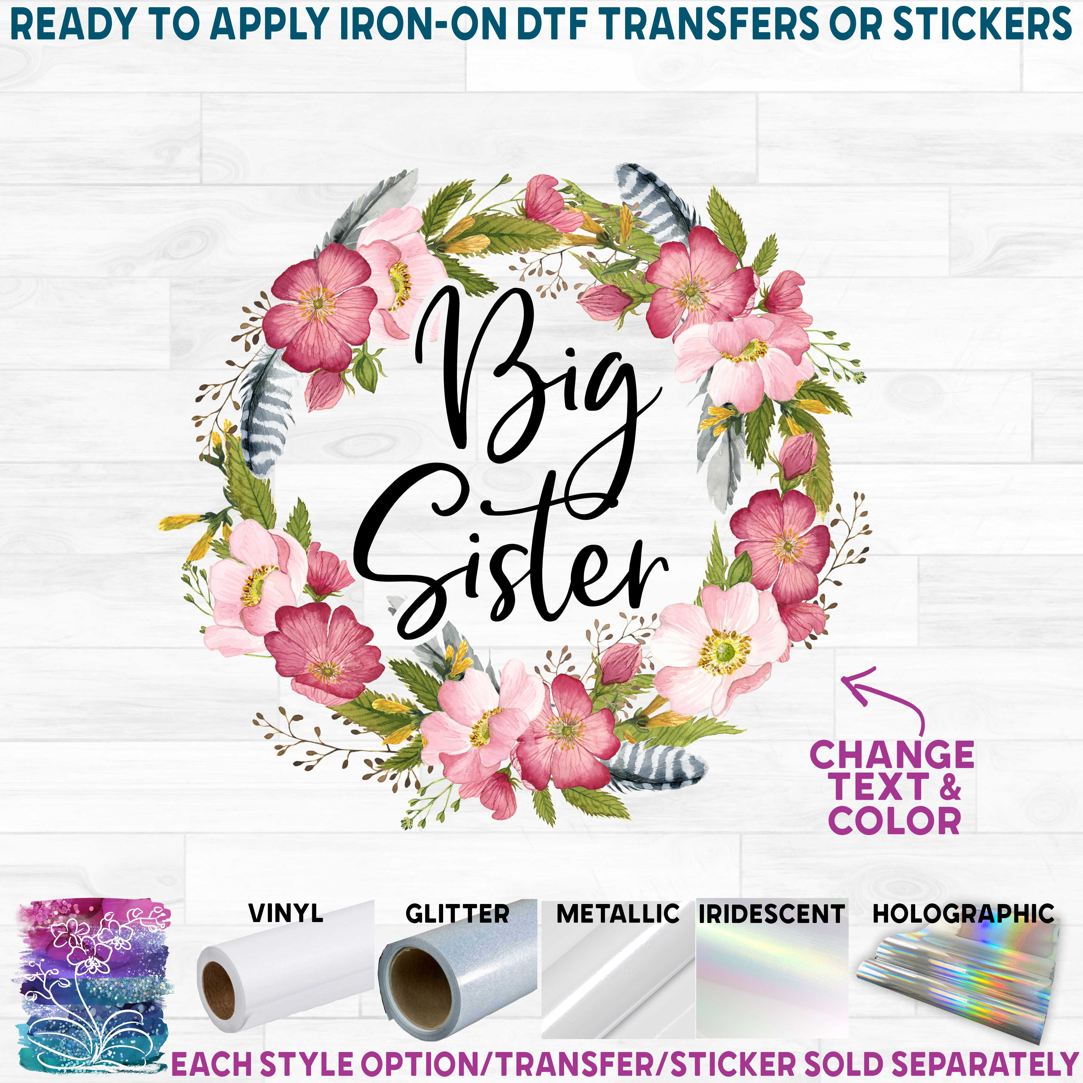 (s002-4) Custom Text Wild Rose Floral Flowers Watercolor