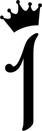 (s020-3A) Princess Queen Crown Script Number