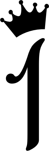 (s020-3A) Princess Queen Crown Script Number