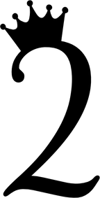 (s020-3A) Princess Queen Crown Script Number