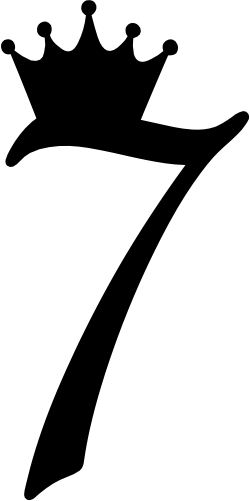 (s020-3A) Princess Queen Crown Script Number