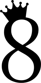(s020-3A) Princess Queen Crown Script Number