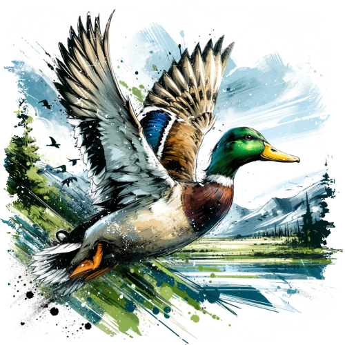 (s202-2-A) Duck Mallard
