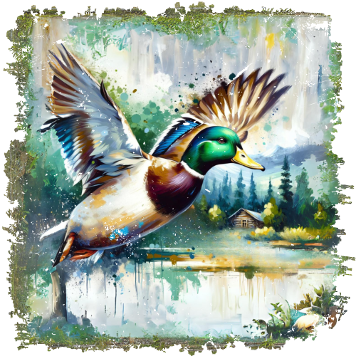 (s202-2-C) Duck Mallard