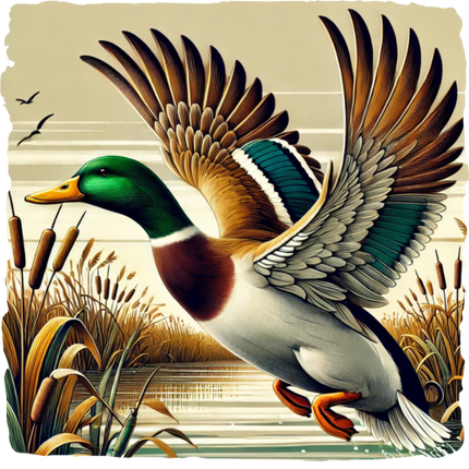 (s202-2-D) Duck Mallard