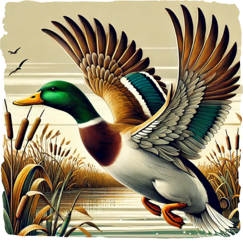 (s202-2-D) Duck Mallard