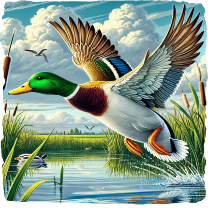 (s202-2-F) Duck Mallard