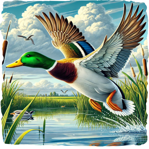 (s202-2-F) Duck Mallard