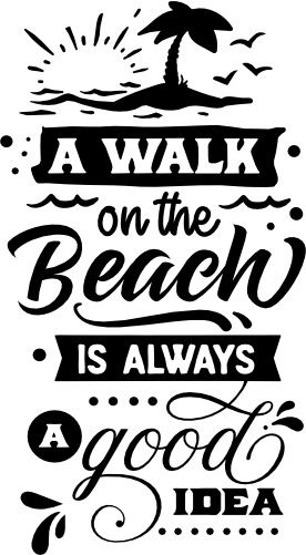 (204-01-4A) A Walk on the Beach is Always a Good Idea