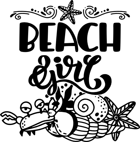 (204-01-1F) Beach Girl