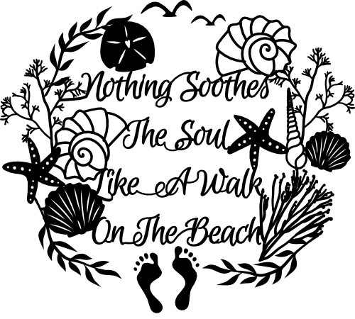 (204-01-1Q) Nothing Soothes the Soul Like A Walk on the Beach