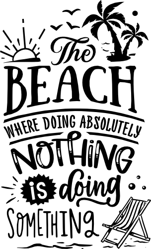 (204-01-2Y) The Beach Where Doing Absolutely Nothing is Doing Something