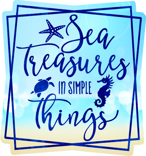 (204-03-3A) Sea Treasures in Simple Things