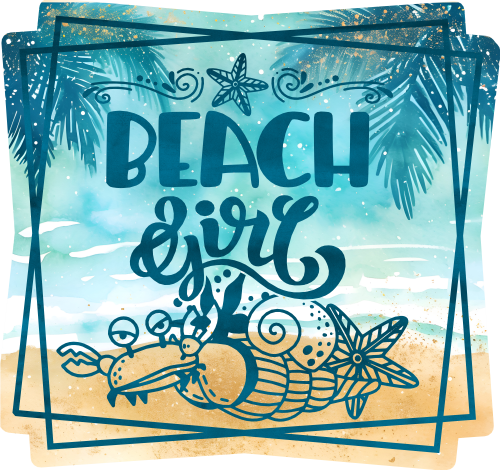 (204-03-1C) Beach Girl