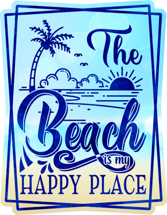 (204-03-3G) The Beach is My Happy Place