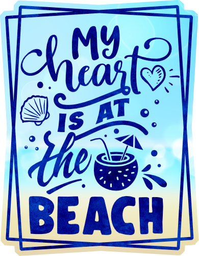 (204-03-1S) My Heart is at the Beach