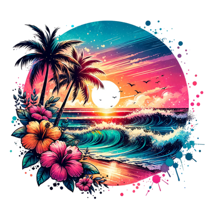 (204-05) Sunset Beach Landsacpe