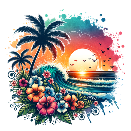 (204-05) Sunset Beach Landsacpe