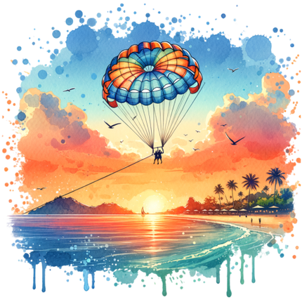 (204-05) Sunset Beach Landsacpe