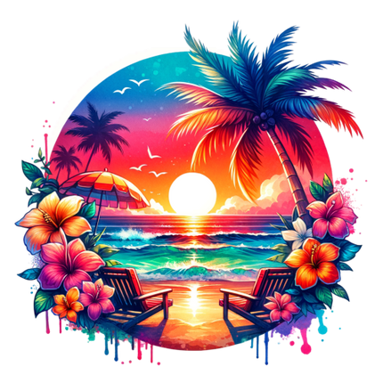 (204-05) Sunset Beach Landsacpe