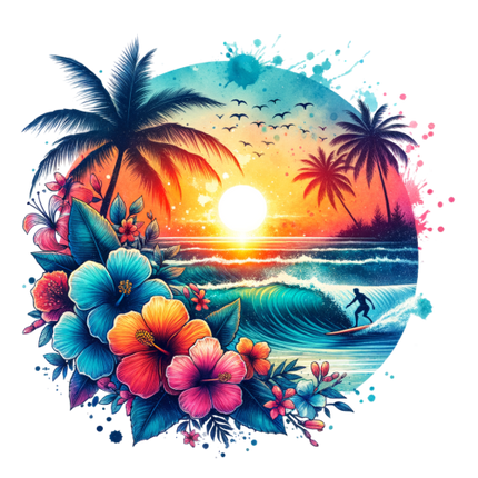 (204-05) Sunset Beach Landsacpe