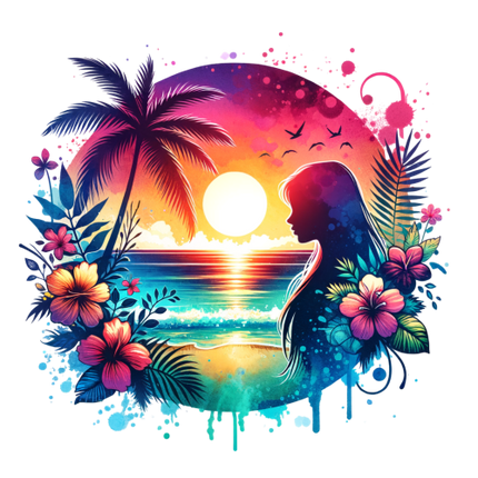 (204-05) Sunset Beach Landsacpe