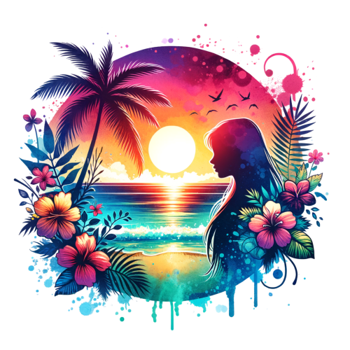 (204-05) Sunset Beach Landsacpe