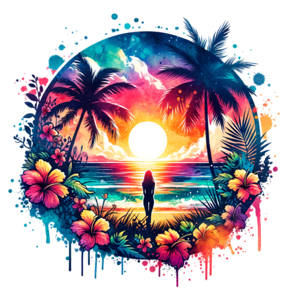 (204-05) Sunset Beach Landsacpe