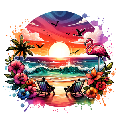 (204-05) Sunset Beach Landsacpe