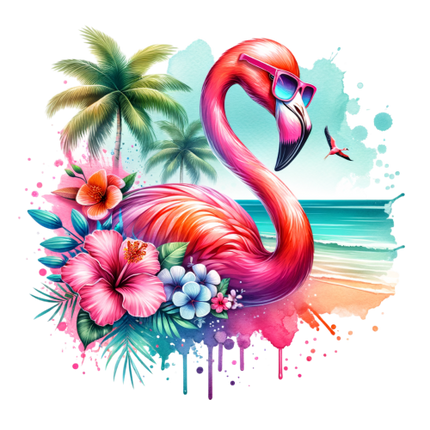(s204-5-2G) Flamingo Beach