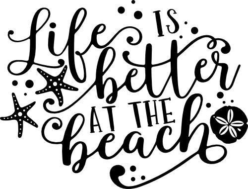 (204-01-1U) Life is Better at the Beach