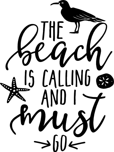(204-01-1C) The Beach is Calling and I Must Go