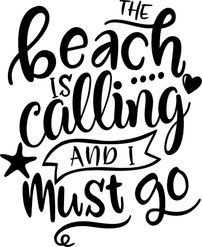 (204-01-1B) The Beach is Calling and I Must Go