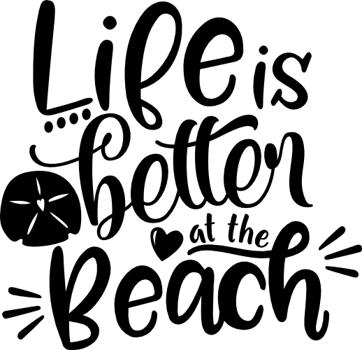 (204-01-1J) Life is Better at the Beach