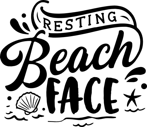 (204-01-1K) Resting Beach Face