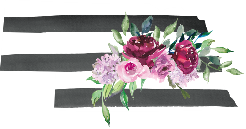 (s206-06) State Burgundy Floral Black White Stripes All States