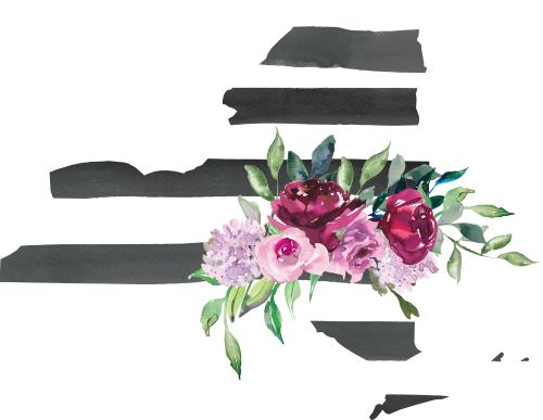 (s206-06) State Burgundy Floral Black White Stripes All States