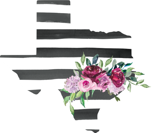 (s206-06) State Burgundy Floral Black White Stripes All States