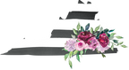 (s206-06) State Burgundy Floral Black White Stripes All States