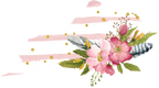 (s206-07) State Watercolor Floral Pink White Stripes All States Available