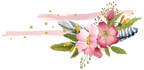 (s206-07) State Watercolor Floral Pink White Stripes All States Available